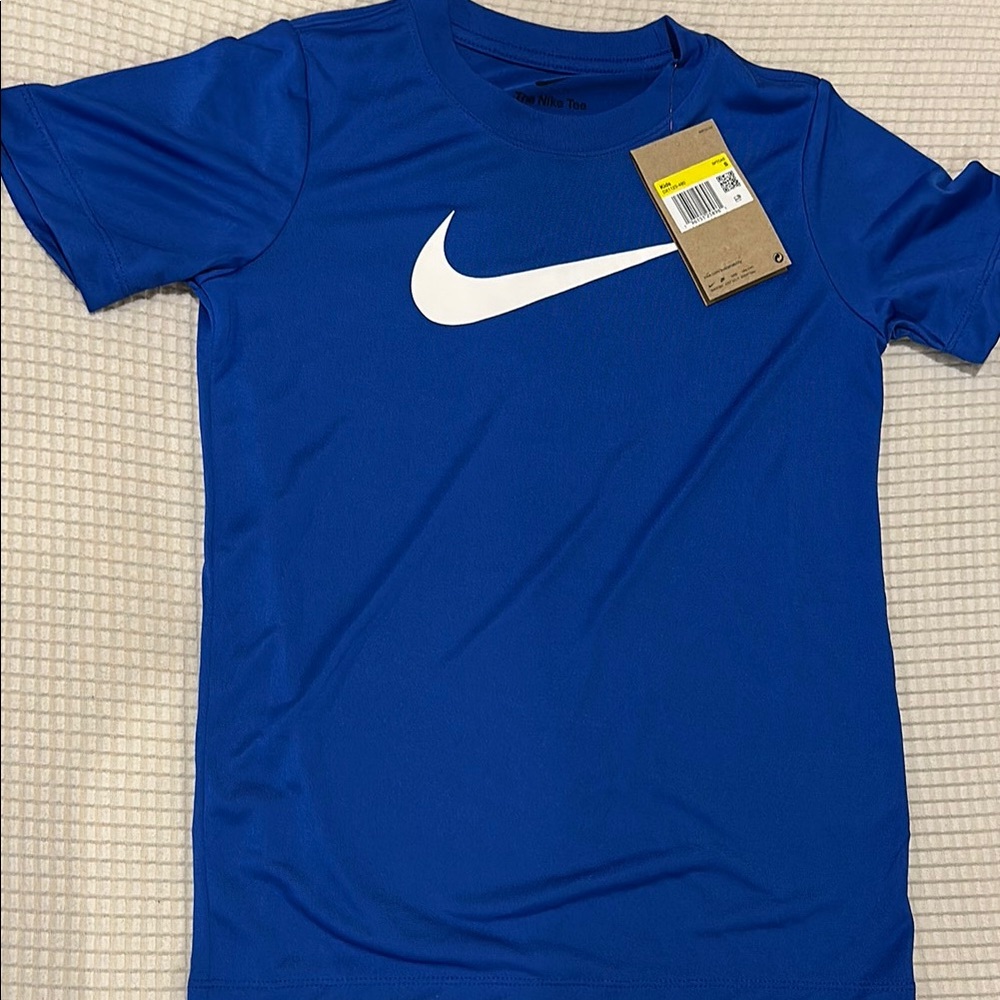 Nike Kids Blue dri-fit Sports T-Shirt